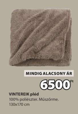 VINTEREIK pléd