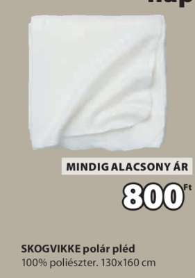 SKOGVIKKE polár pléd