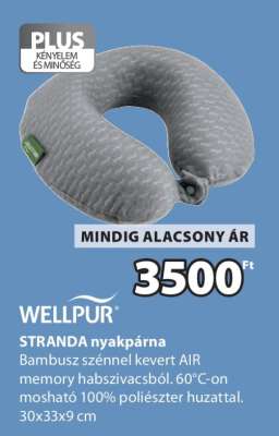 WELLPUR STRANDA NYAKPÁRNA