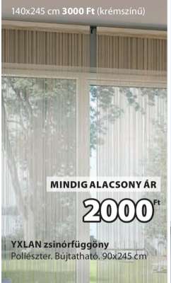 YXLAN zsinórfüggöny
