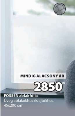 FOSSEN ablakfólia