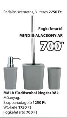 MALA fürdőszobai kiegészítők
