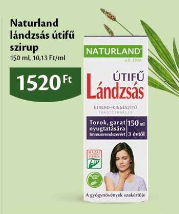Naturland lándzsás útifű szirup