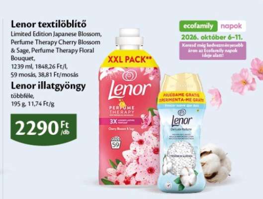 Lenor textilöblítő