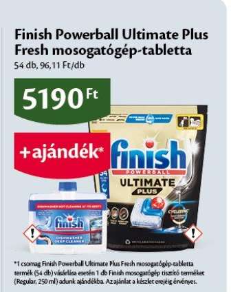 Finish Powerball Ultimate Plus Fresh mosogatógép-tabletta