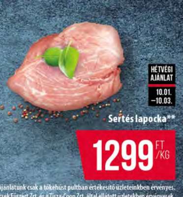 Sertés Lapocka