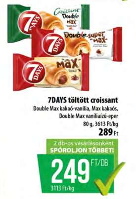 7DAYS töltött croissant