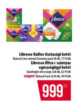 Libresse Dailies tisztasági betét