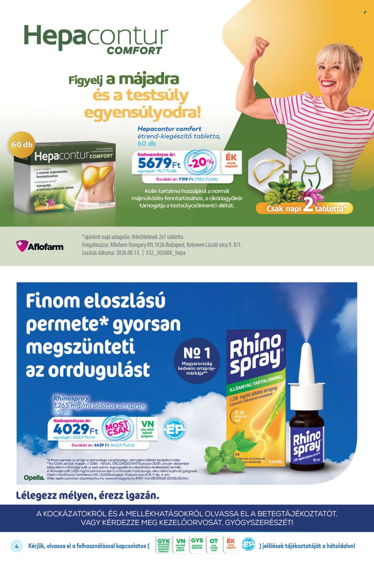 Gyöngy Patikák akciós újság érvényes:  - 2026.10.01 - 2026.10.31. 4. oldal Oldal 4
