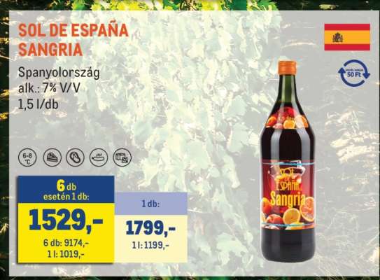 SOL DE ESPAÑA SANGRIA