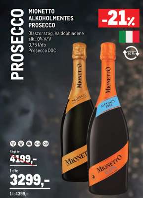 Mionetto Alkoholmentes Prosecco