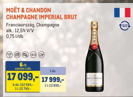 MOËT & CHANDON CHAMPAGNE IMPERIAL BRUT