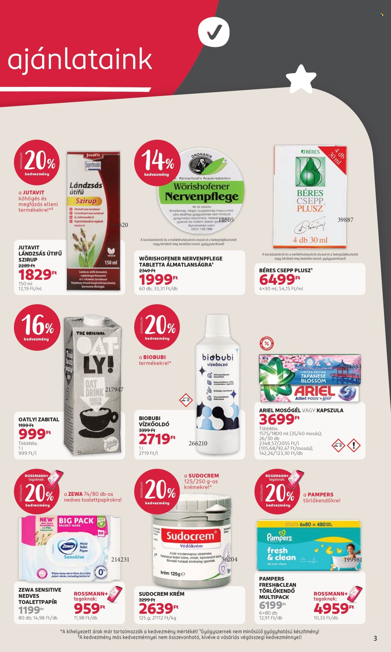 Rossmann akciós újság érvényes:  - 2026.10.05 - 2026.10.09. 3. oldal Oldal 3