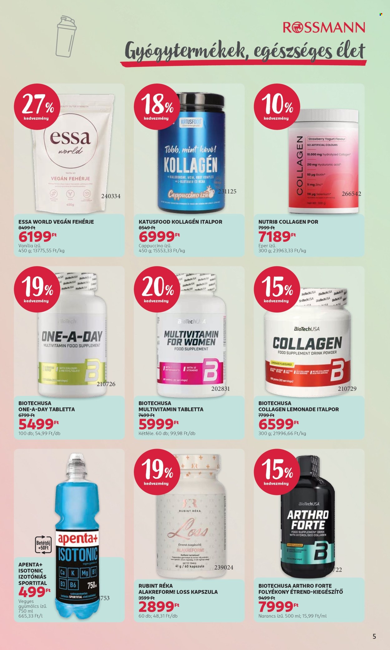 Rossmann akciós újság érvényes:  - 2026.10.05 - 2026.10.09. 5. oldal Oldal 5