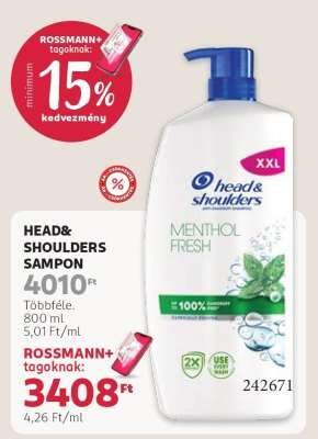 HEAD & SHOULDERS Sampon*