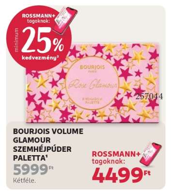 BOURJOIS VOLUME GLAMOUR SZEMHÉJPÚDER PALETTA
