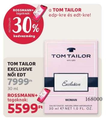 TOM TAILOR EXCLUSIVE NŐI EDT
