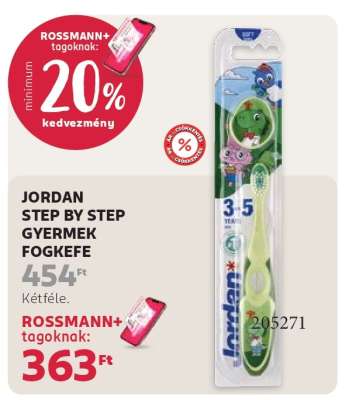 Jordan Step by Step gyermek fogkefe