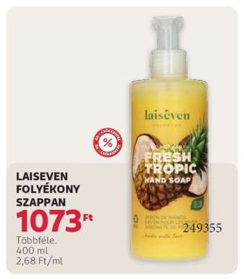 LAISEVEN FOLYÉKONY SZAPPAN