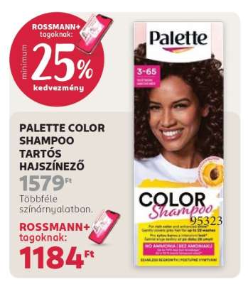 Palette Color Shampoo Tartós Hajszínező