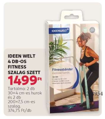 IDEEN WELT 4 DB-OS FITNESS SZALAG SZETT