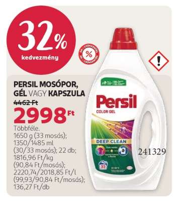 PERSIL MOSÓPOR, GÉL VAGY KAPSZULA