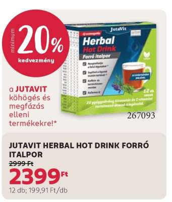 JUTAVIT HERBAL HOT DRINK FORRÓ ITALPOR