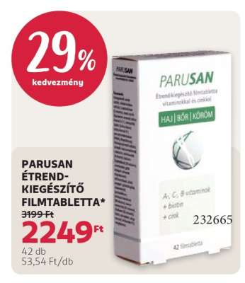 PARUSAN ÉTREND-KIEGÉSZÍTŐ FILMTABLETTA