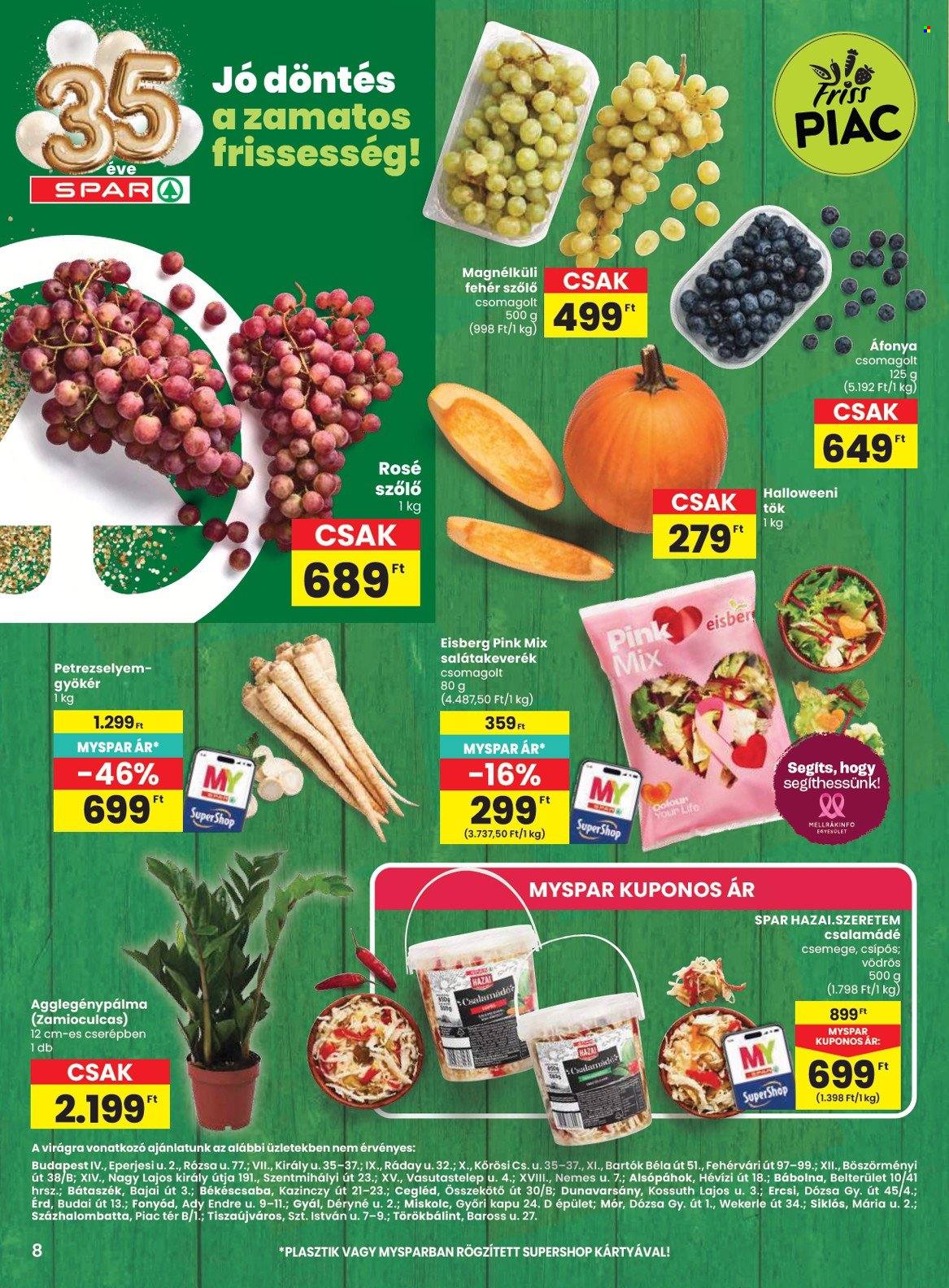 SPAR akciós újság érvényes:  - 2026.10.08 - 2026.10.14. 8. oldal Oldal 8