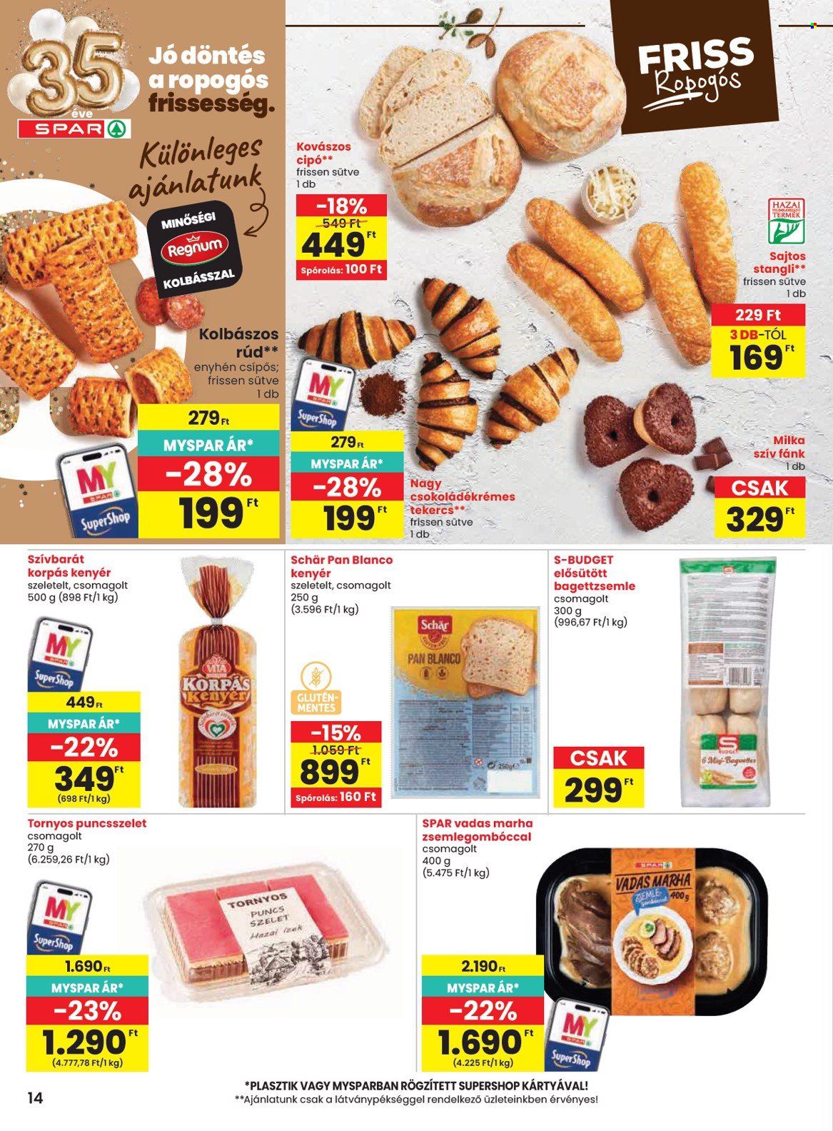 SPAR akciós újság érvényes:  - 2026.10.08 - 2026.10.14. 14. oldal Oldal 14