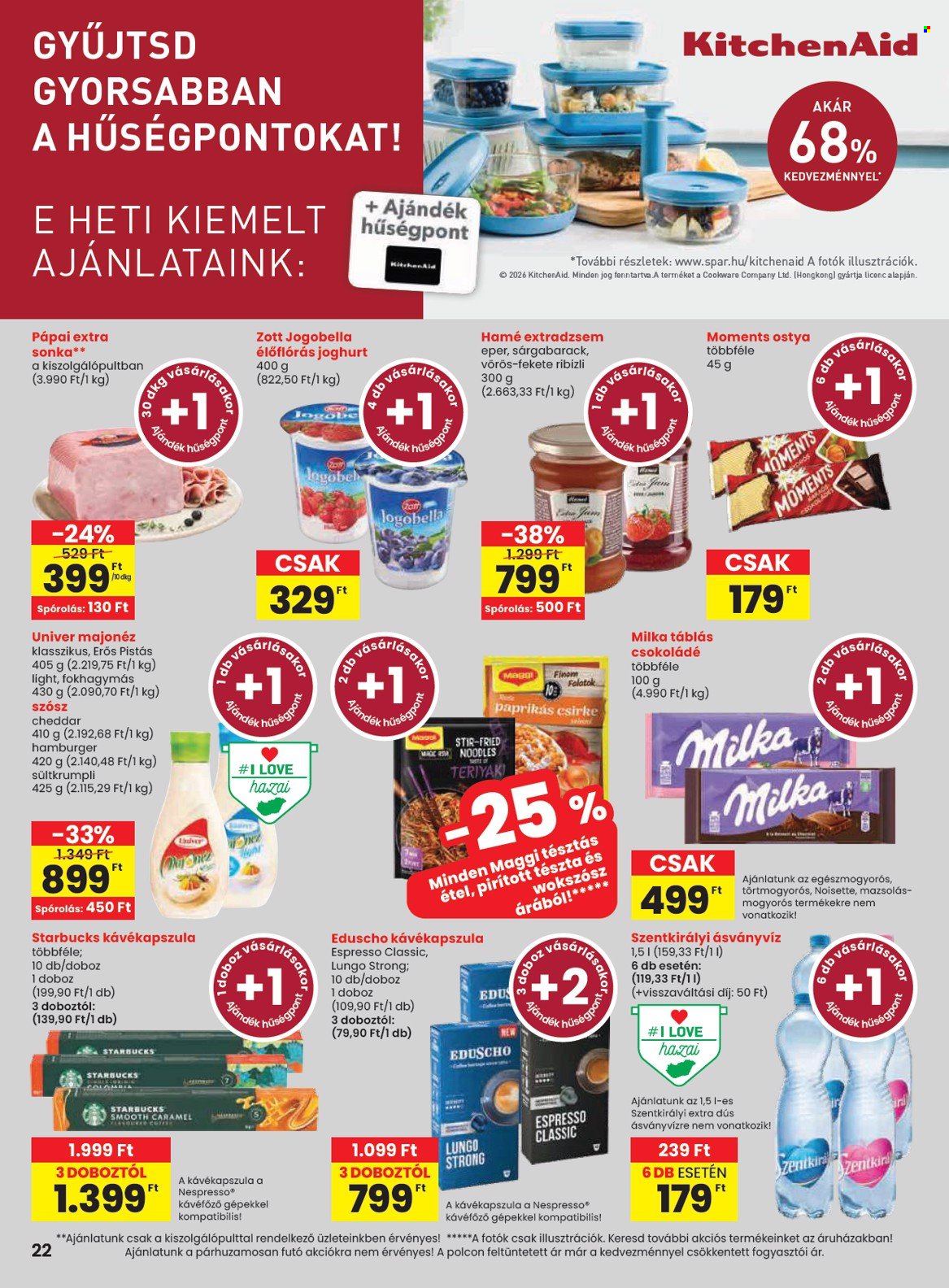 SPAR akciós újság érvényes:  - 2026.10.08 - 2026.10.14. 22. oldal Oldal 22