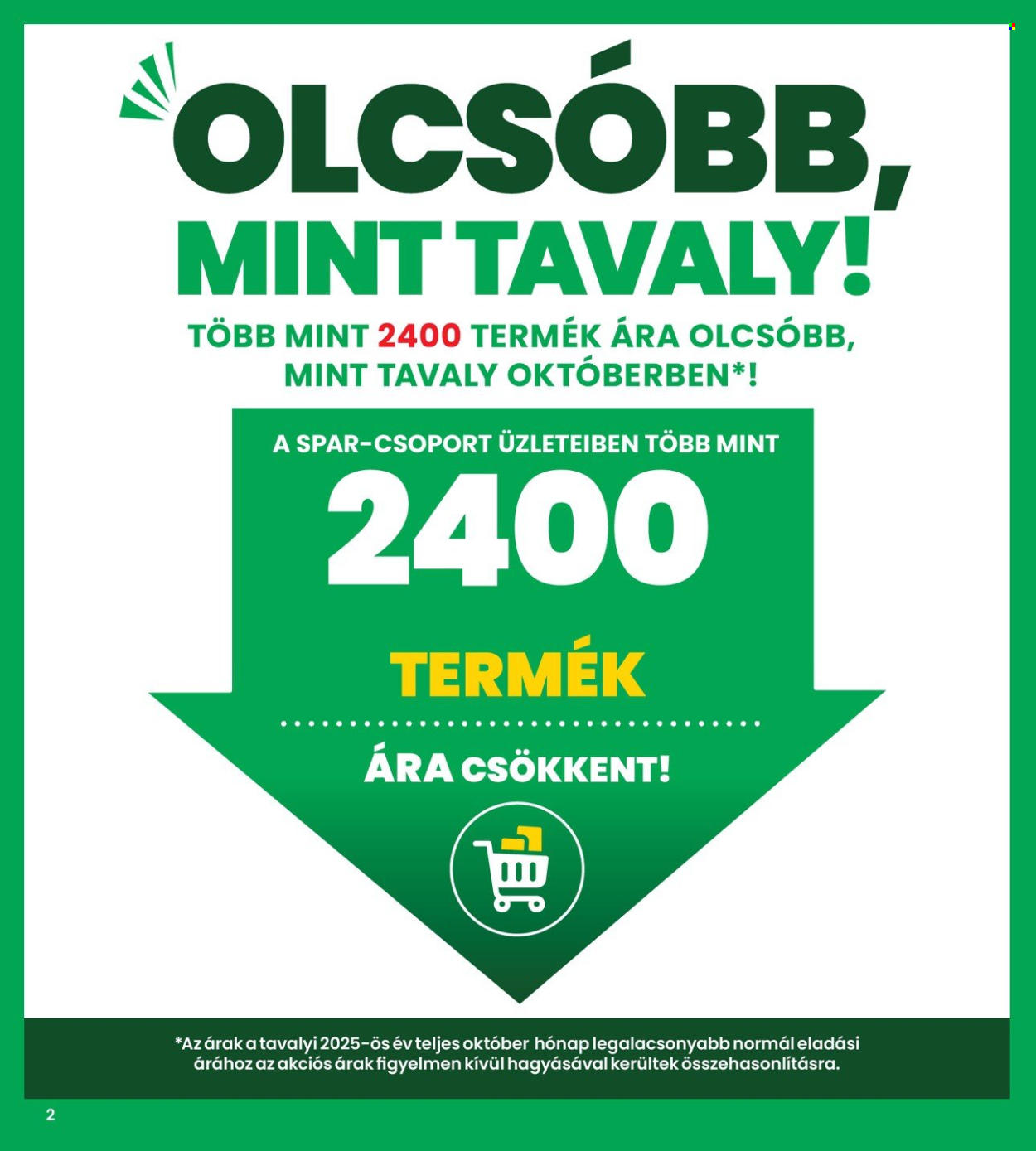 INTERSPAR akciós újság érvényes:  - 2026.10.08 - 2026.10.14. 2. oldal Oldal 2