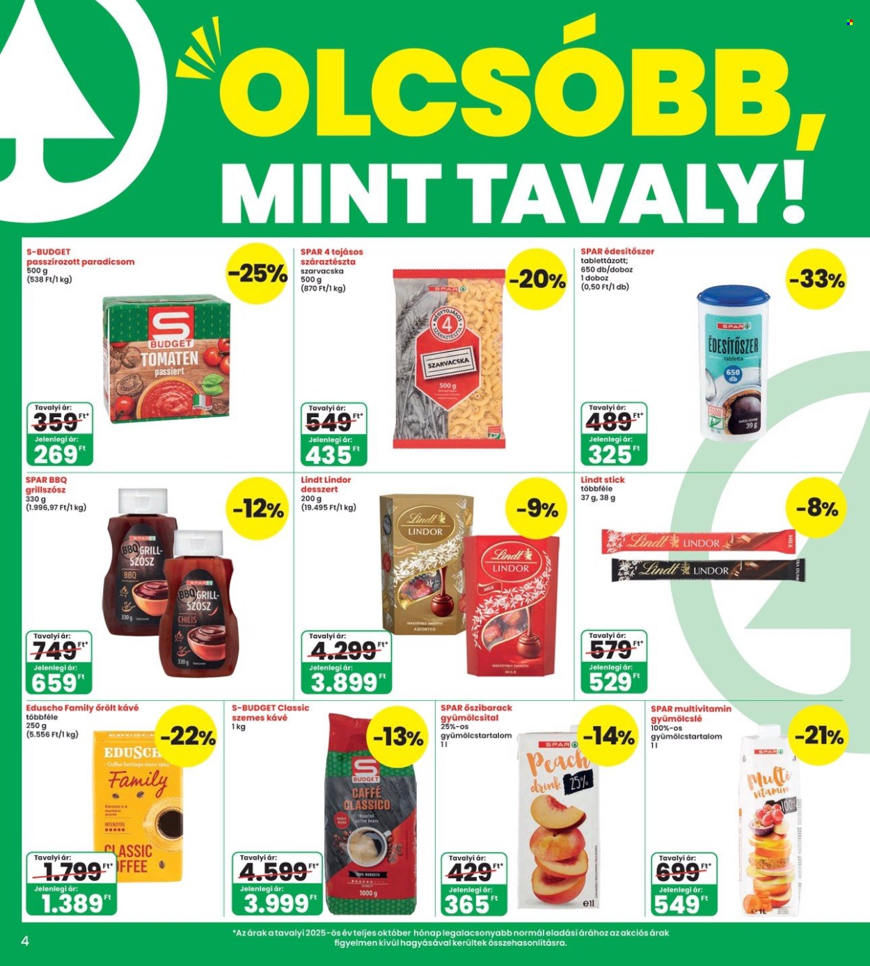 INTERSPAR akciós újság érvényes:  - 2026.10.08 - 2026.10.14. 4. oldal Oldal 4