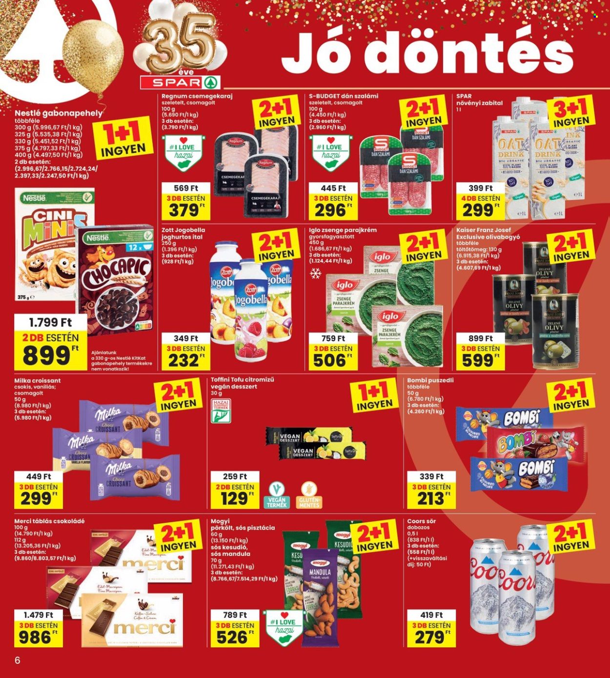 INTERSPAR akciós újság érvényes:  - 2026.10.08 - 2026.10.14. 6. oldal Oldal 6