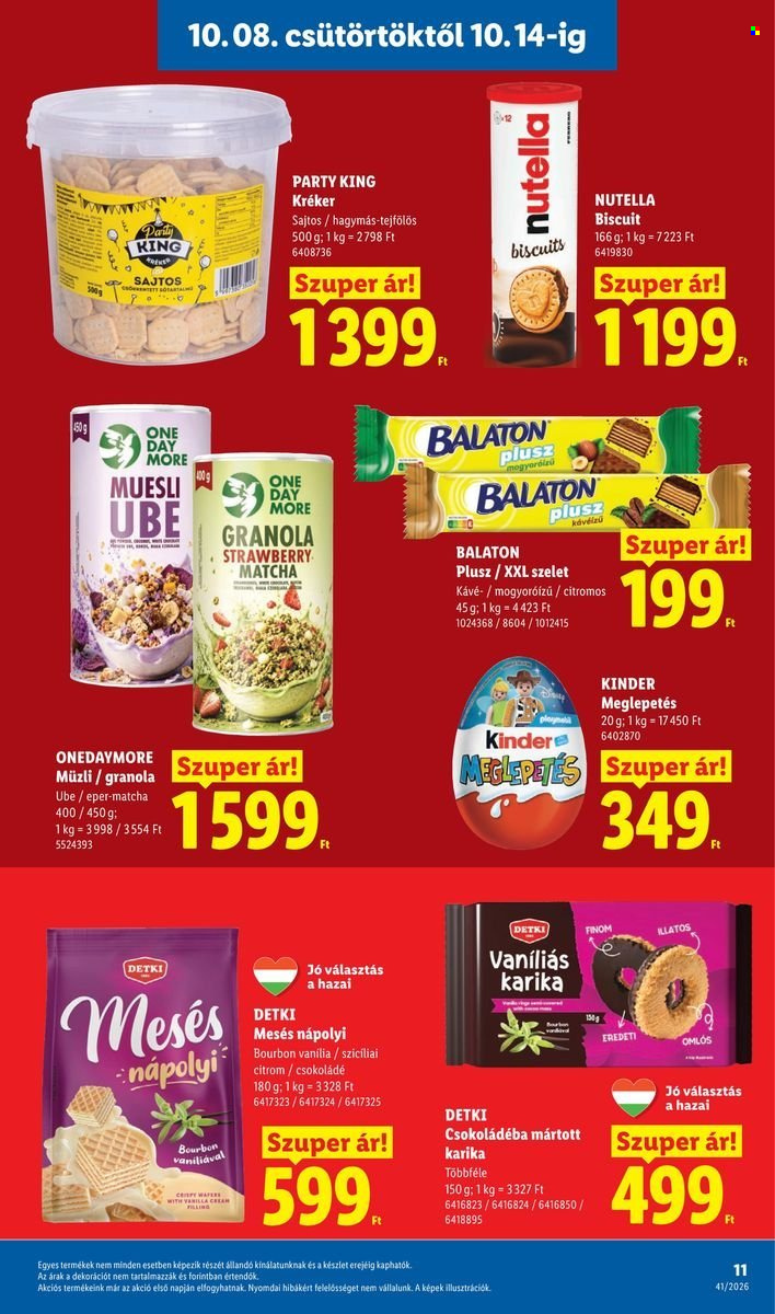 Lidl akciós újság érvényes:  - 2026.10.08 - 2026.10.14. 11. oldal Oldal 11