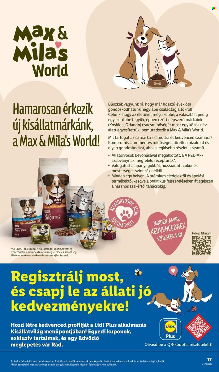 Lidl akciós újság érvényes:  - 2026.10.08 - 2026.10.14. 17. oldal Oldal 17