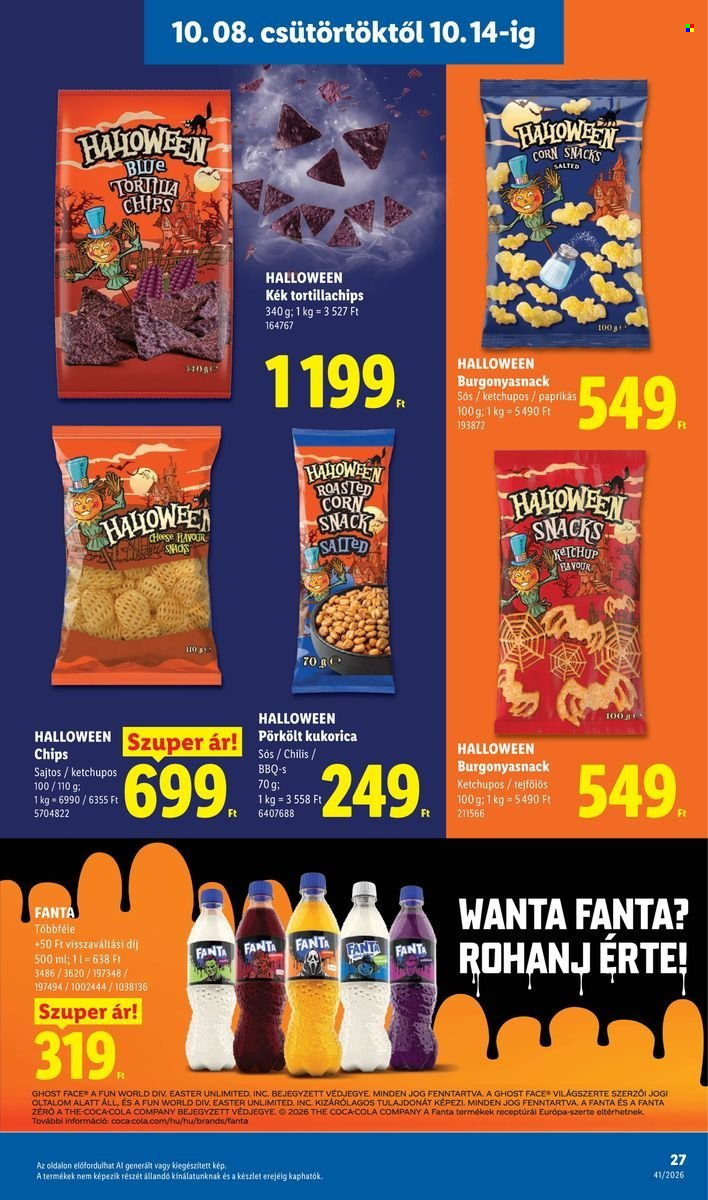 Lidl akciós újság érvényes:  - 2026.10.08 - 2026.10.14. 27. oldal Oldal 27