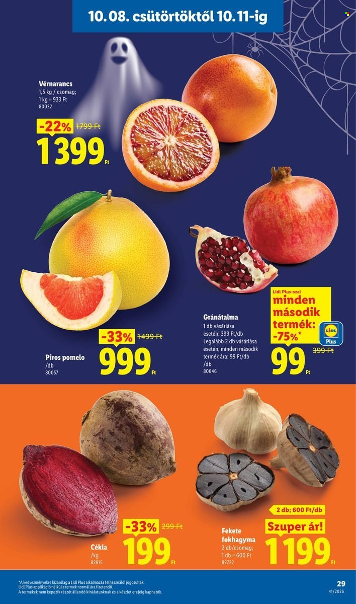 Lidl akciós újság érvényes:  - 2026.10.08 - 2026.10.14. 29. oldal Oldal 29