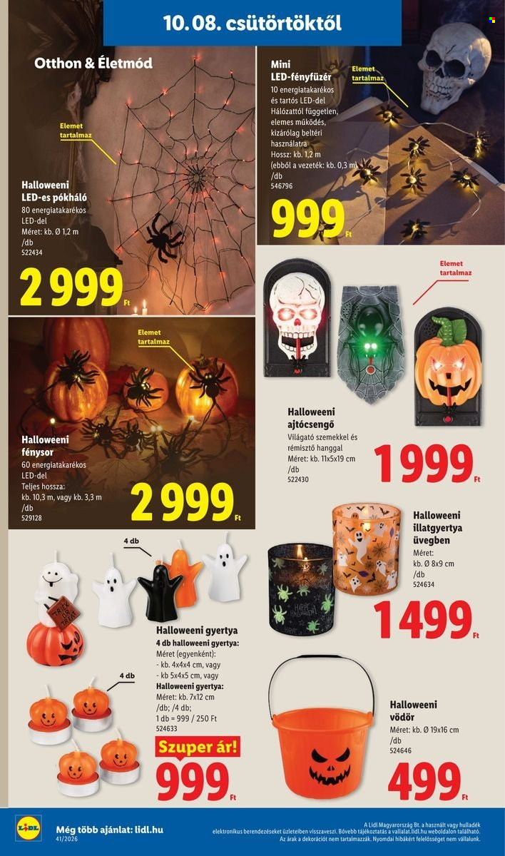 Lidl akciós újság érvényes:  - 2026.10.08 - 2026.10.14. 38. oldal Oldal 38