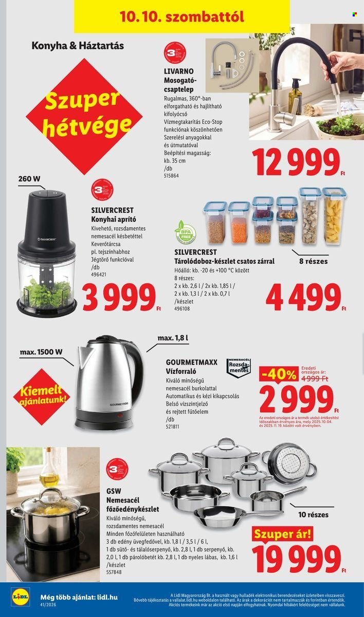 Lidl akciós újság érvényes:  - 2026.10.08 - 2026.10.14. 56. oldal Oldal 56