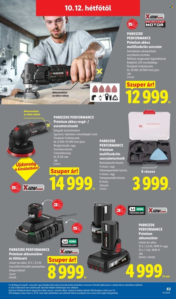 Lidl akciós újság érvényes:  - 2026.10.08 - 2026.10.14. 63. oldal Oldal 63