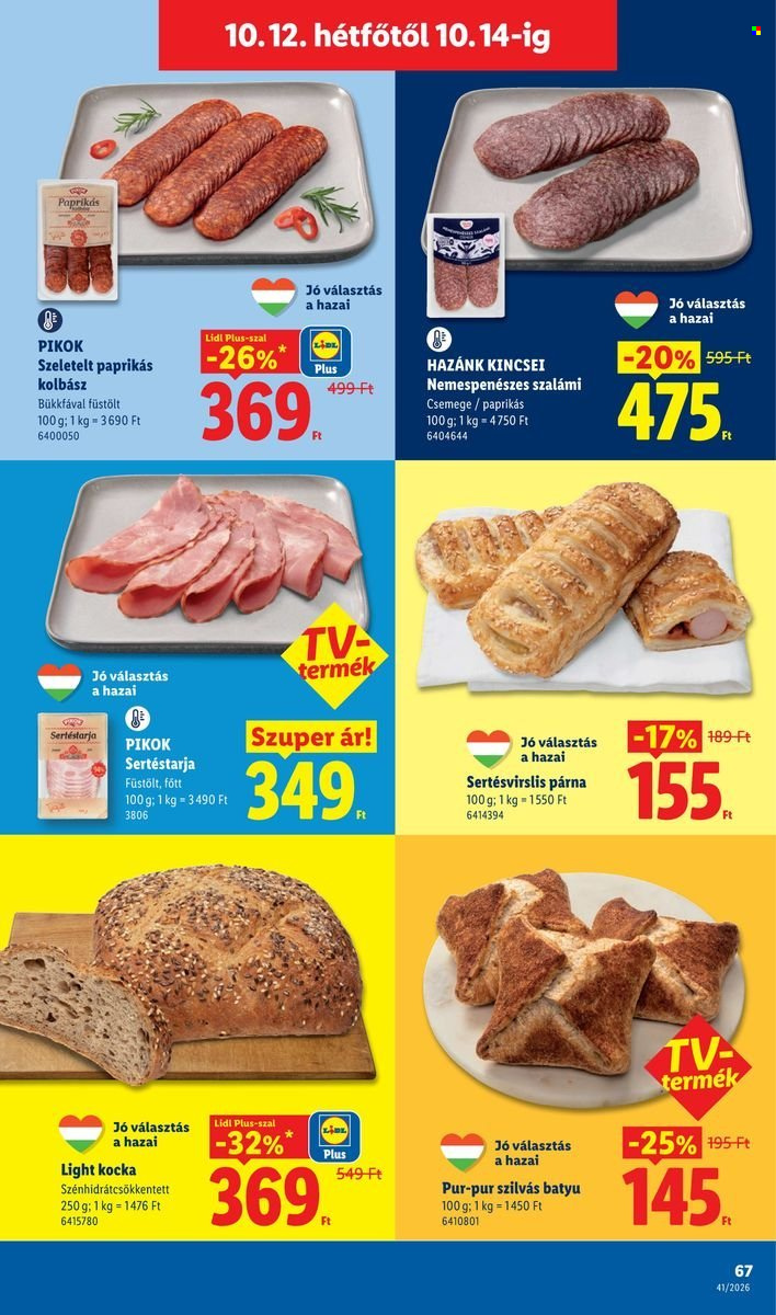 Lidl akciós újság érvényes:  - 2026.10.08 - 2026.10.14. 67. oldal Oldal 67