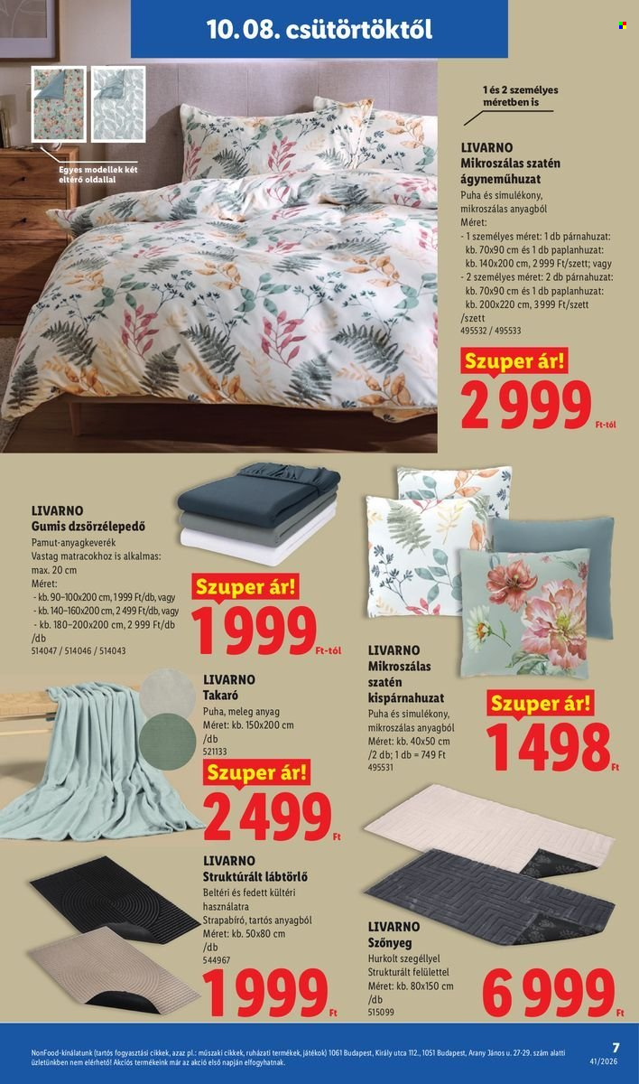 Lidl akciós újság érvényes:  - 2026.10.08 - 2026.10.14. 7. oldal Oldal 7