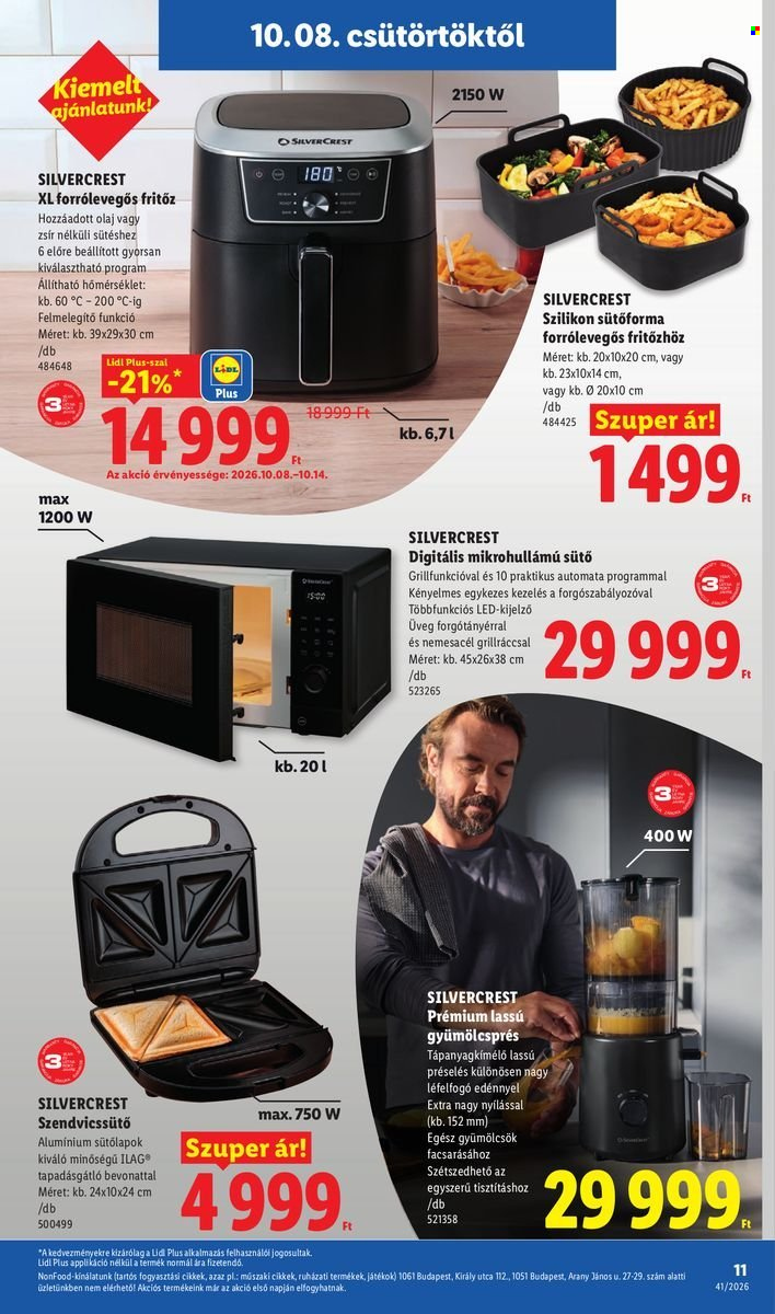 Lidl akciós újság érvényes:  - 2026.10.08 - 2026.10.14. 11. oldal Oldal 11
