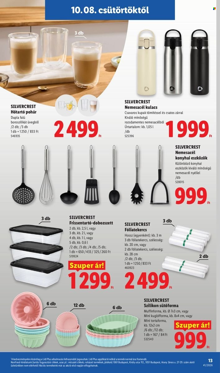 Lidl akciós újság érvényes:  - 2026.10.08 - 2026.10.14. 13. oldal Oldal 13