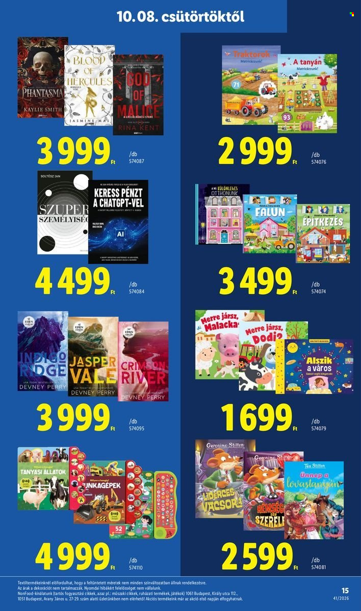Lidl akciós újság érvényes:  - 2026.10.08 - 2026.10.14. 15. oldal Oldal 15