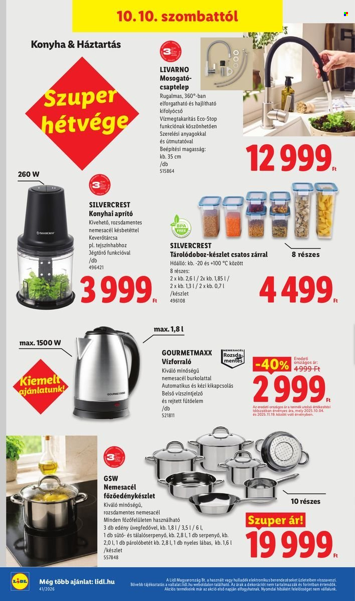 Lidl akciós újság érvényes:  - 2026.10.08 - 2026.10.14. 18. oldal Oldal 18
