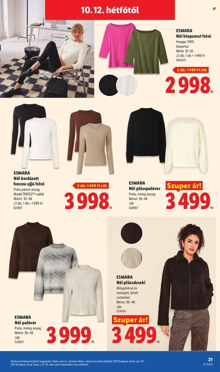 Lidl akciós újság érvényes:  - 2026.10.08 - 2026.10.14. 21. oldal Oldal 21