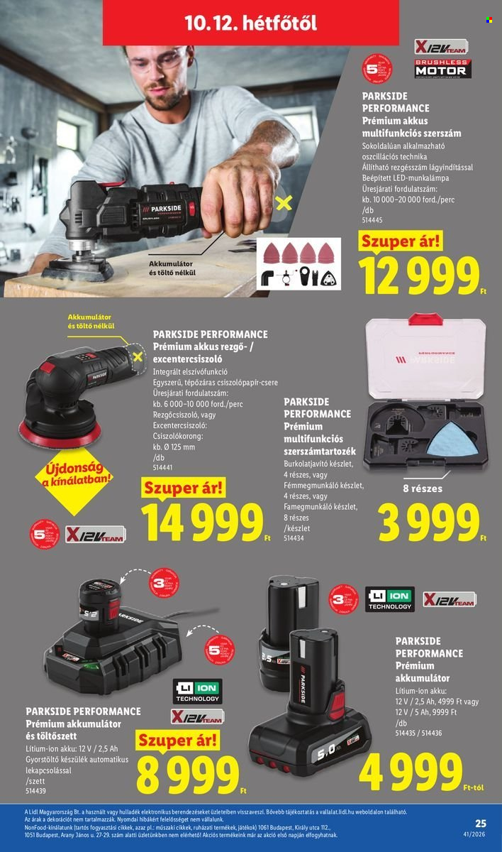 Lidl akciós újság érvényes:  - 2026.10.08 - 2026.10.14. 25. oldal Oldal 25