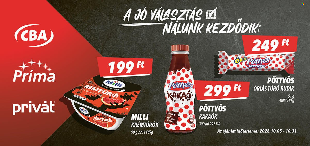 CBA akciós újság érvényes:  - 2026.10.05 - 2026.10.31. 2. oldal Oldal 2